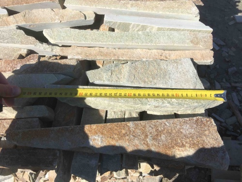 Горбушка златолит золотистый для облицовки купить в Феодосии