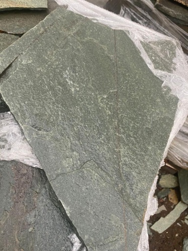 Плитняк златолит зелёный для цоколя, отмостки купить в Феодосии